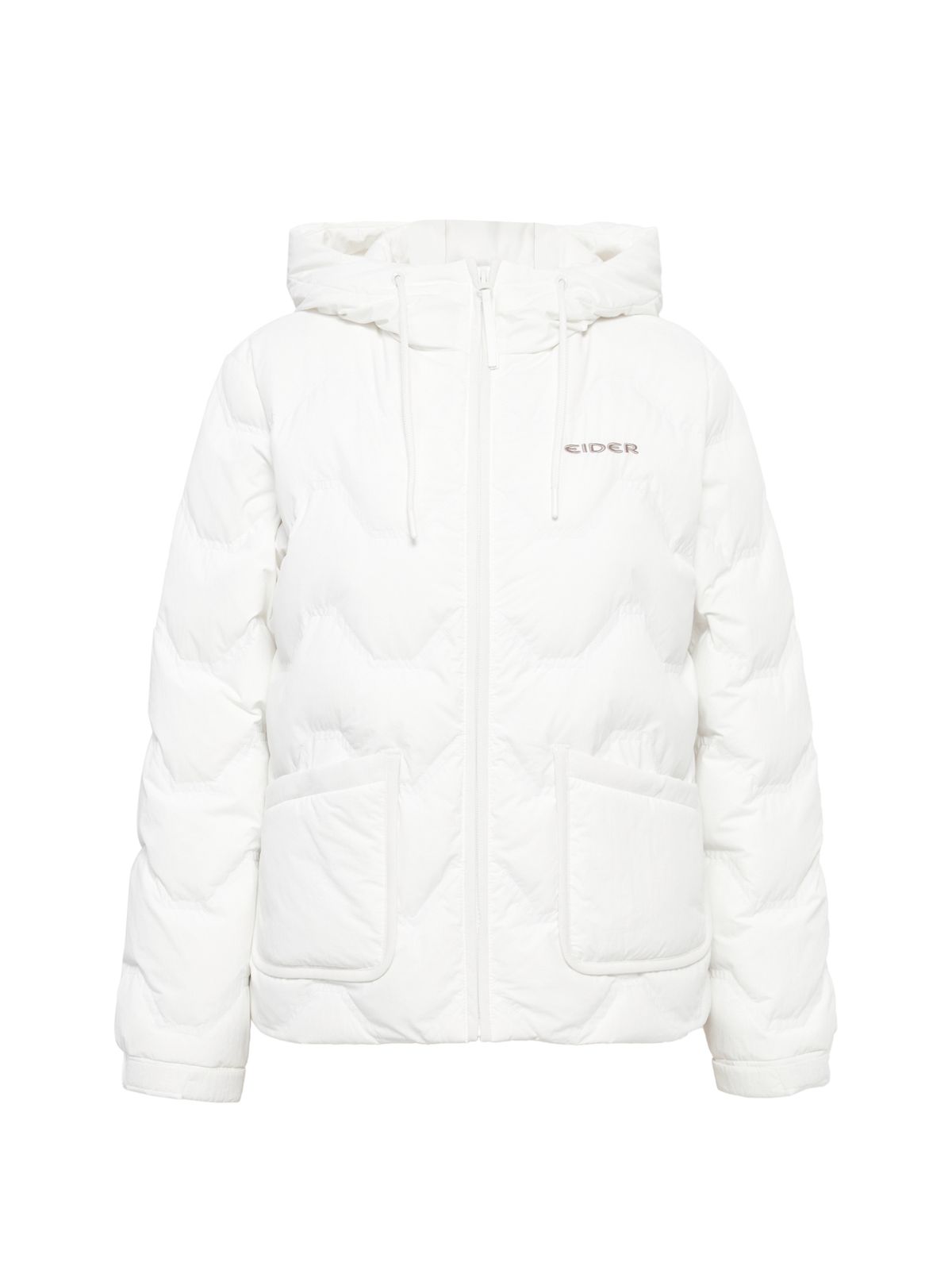 아이더(EIDER) THERMOLOCK (써모락) 여성 슬림 후디 블렌드 다운 자켓_Cream