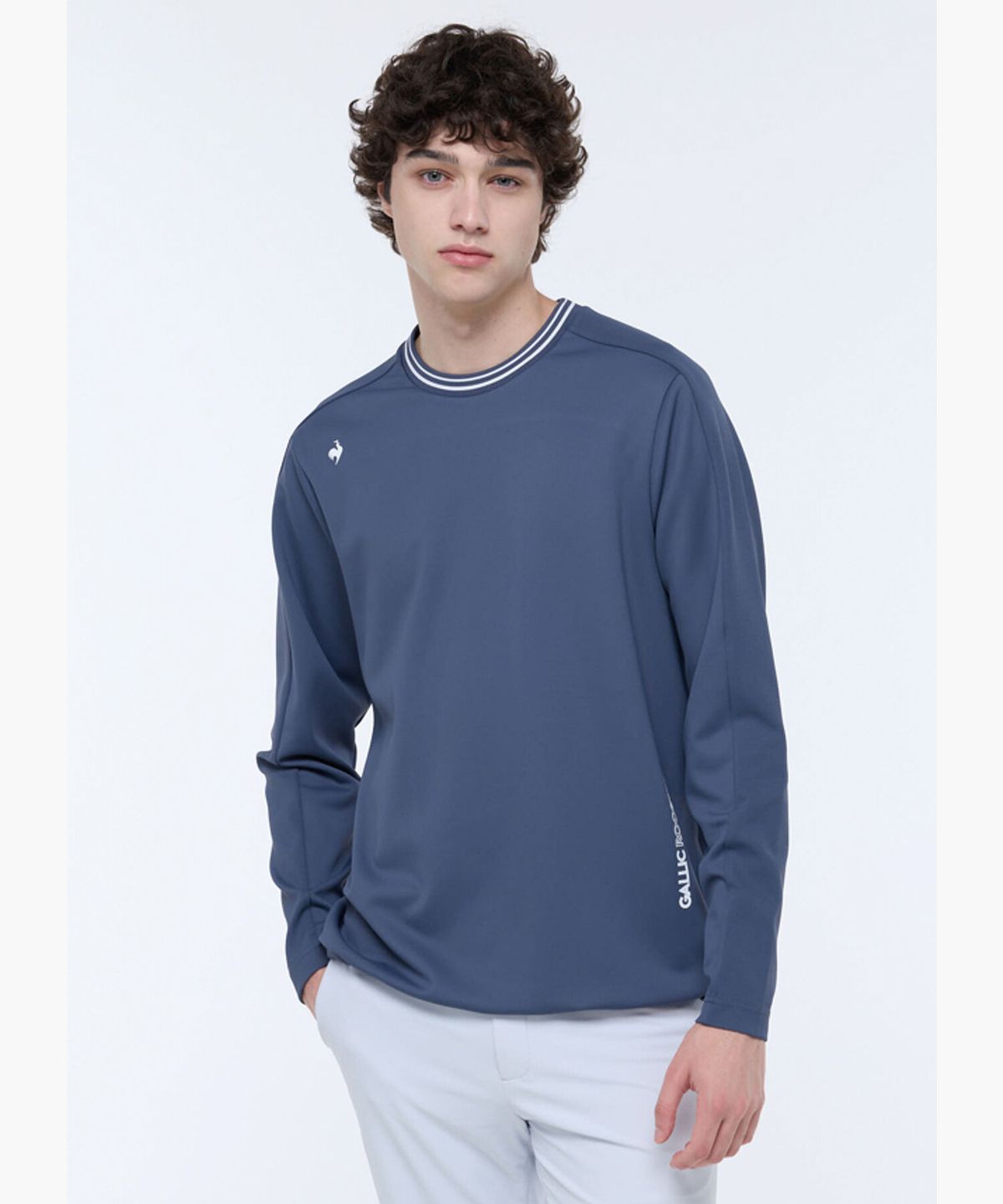 르꼬끄 골프(LECOQ GOLF) 남성 라글란 긴팔 티셔츠 (GQ321MRL91)
