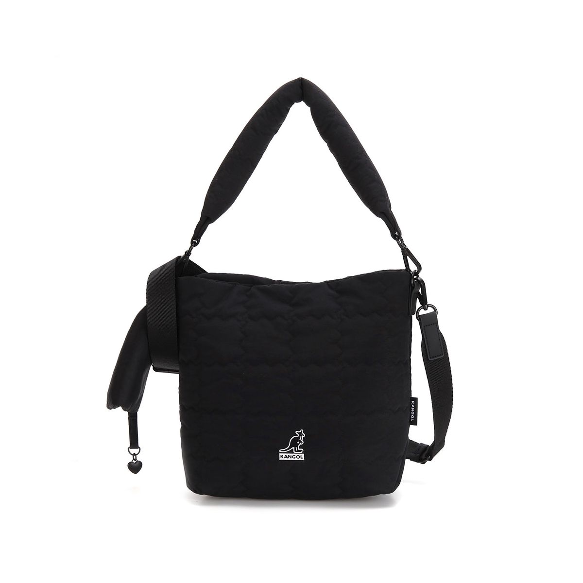 캉골(KANGOL) 퀼트 버켓백 Ⅱ 3992 블랙