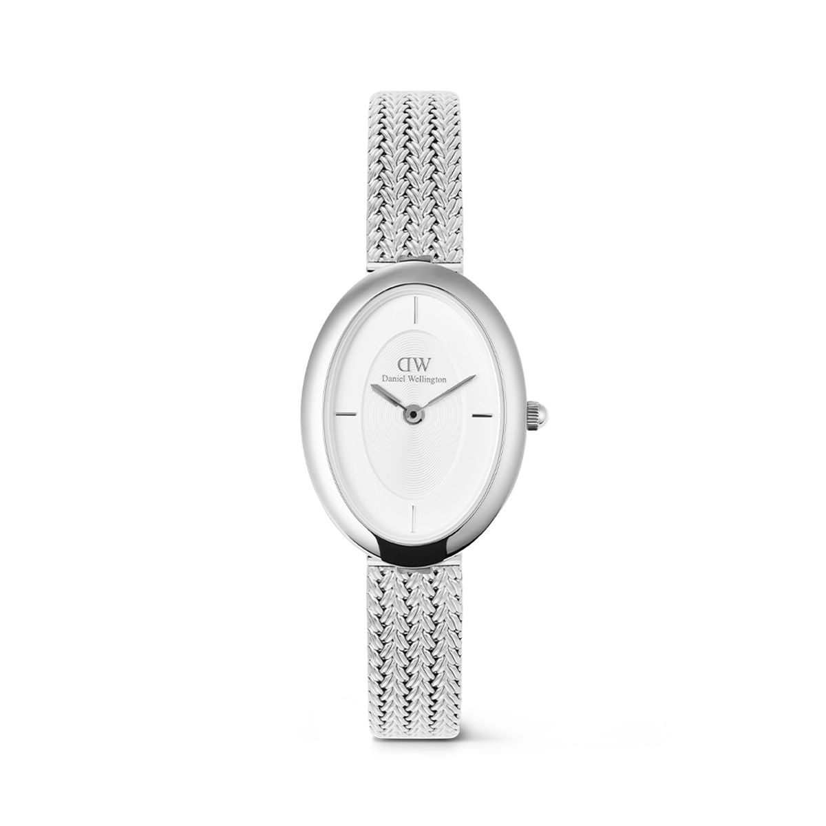 다니엘 웰링턴(DANIEL WELLINGTON) JULIETTE BRAIDED MESH 클래식 라운드 실버 여성 손목시계