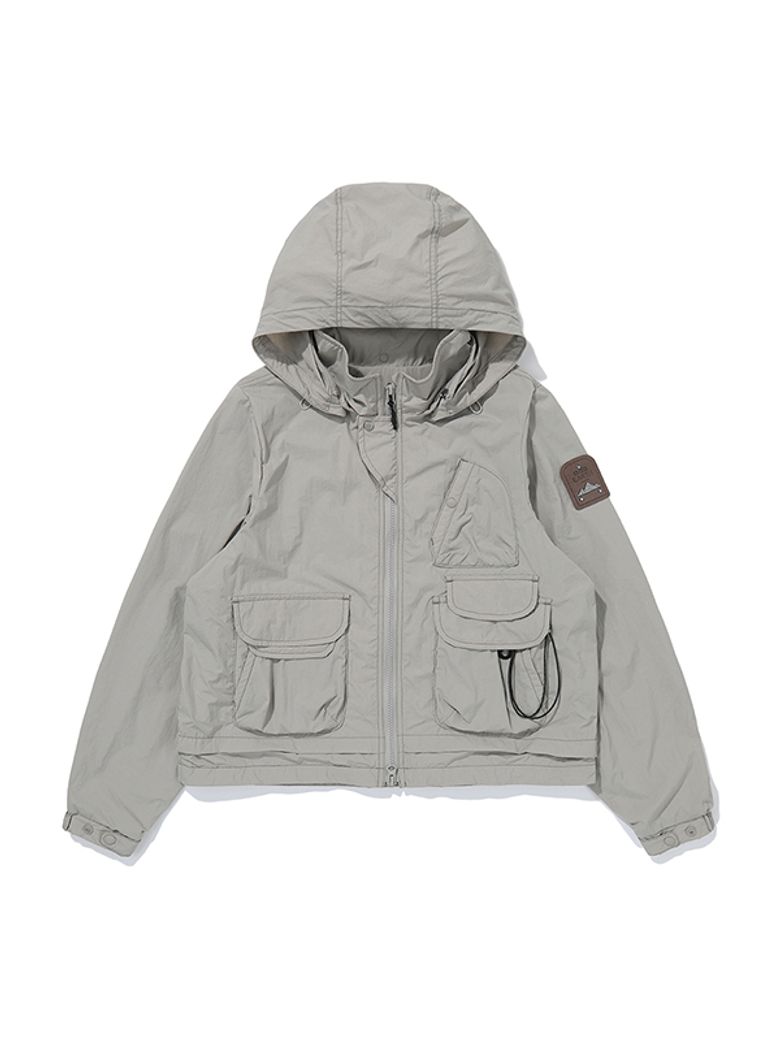 W 웜핏 자켓_Light Ash Grey