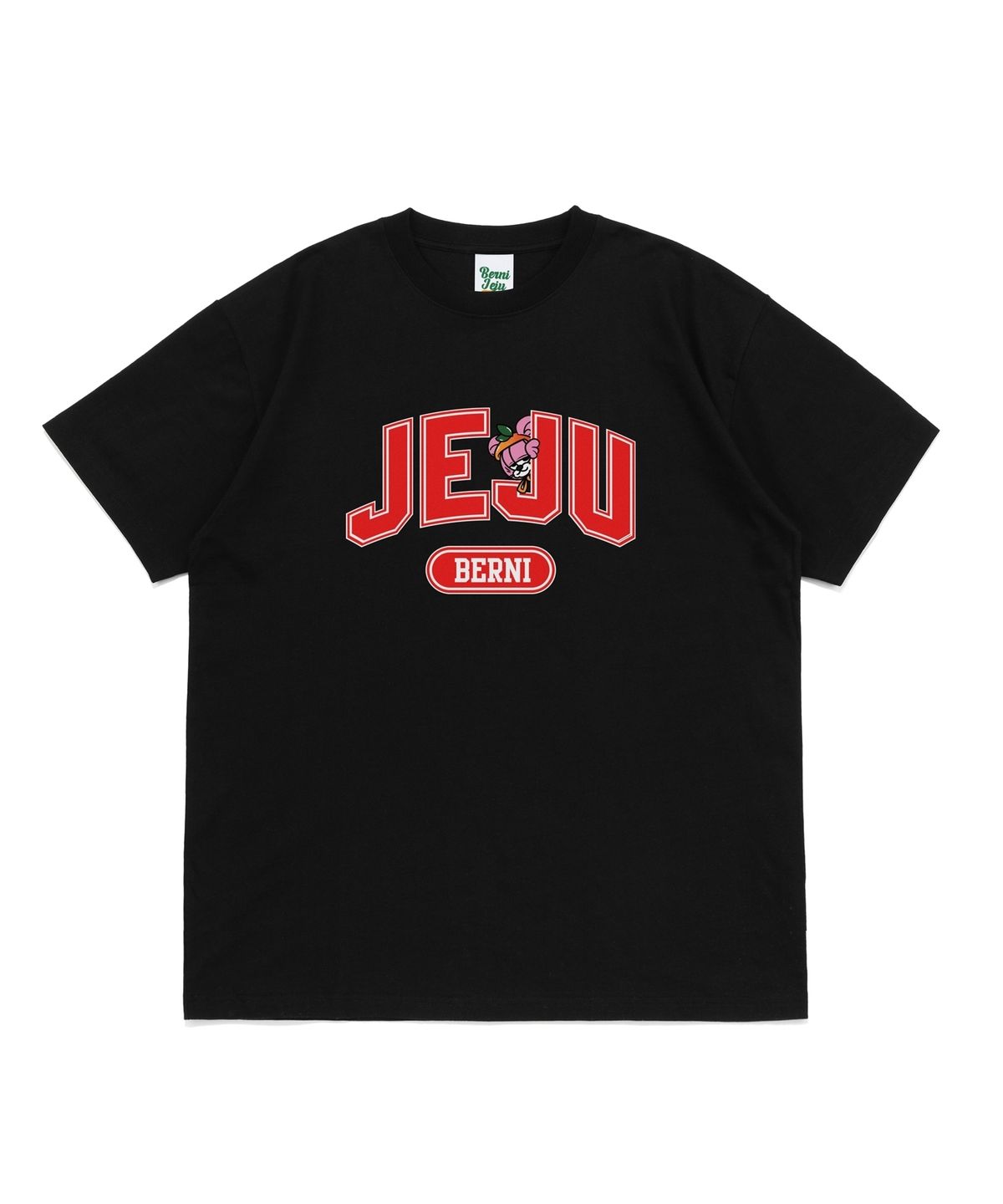 베르니(BERNI) 제주 키키 빅 로고 반팔티 (블랙)