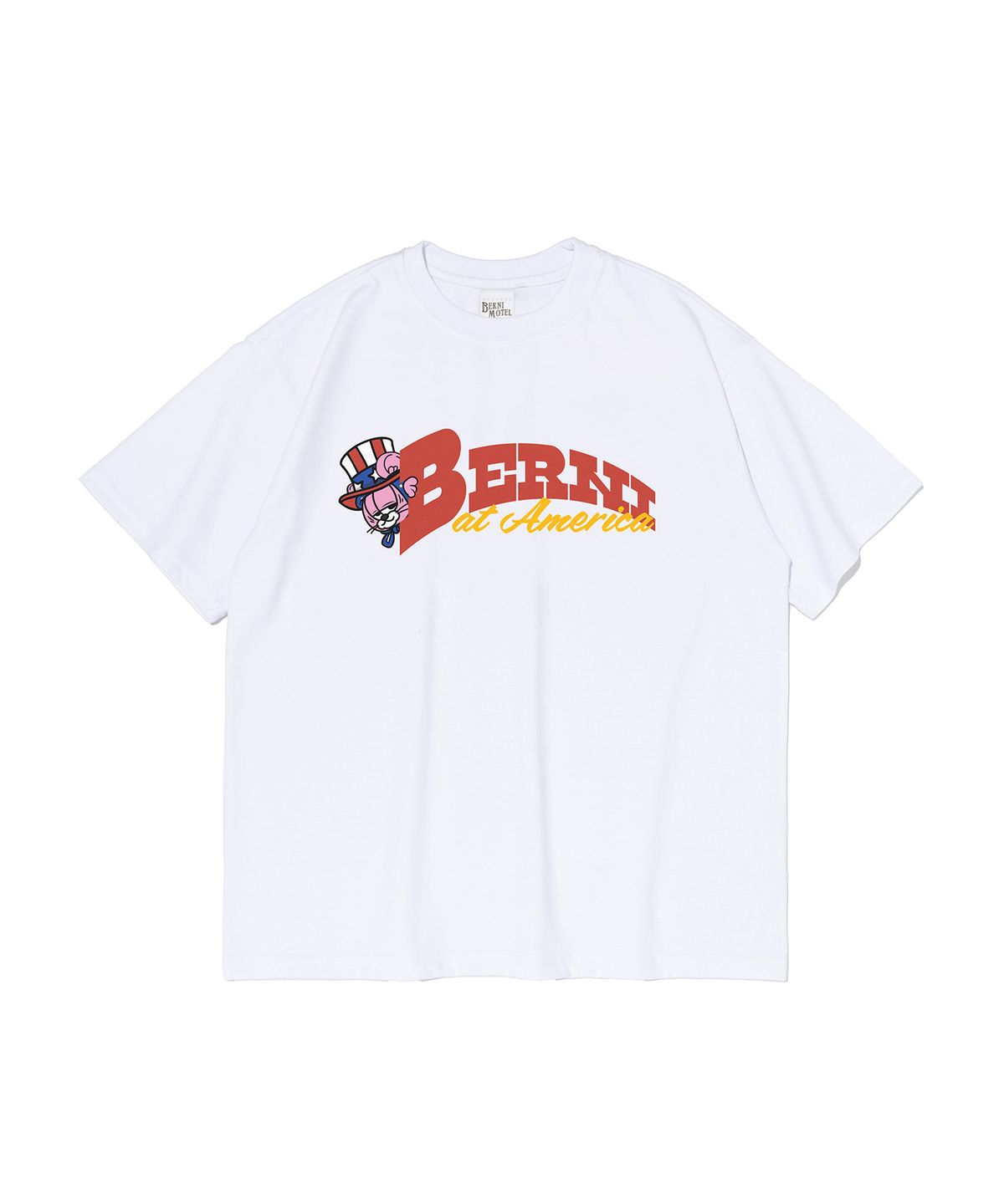 베르니(BERNI) 베르니 아메리카 반팔티 (화이트)