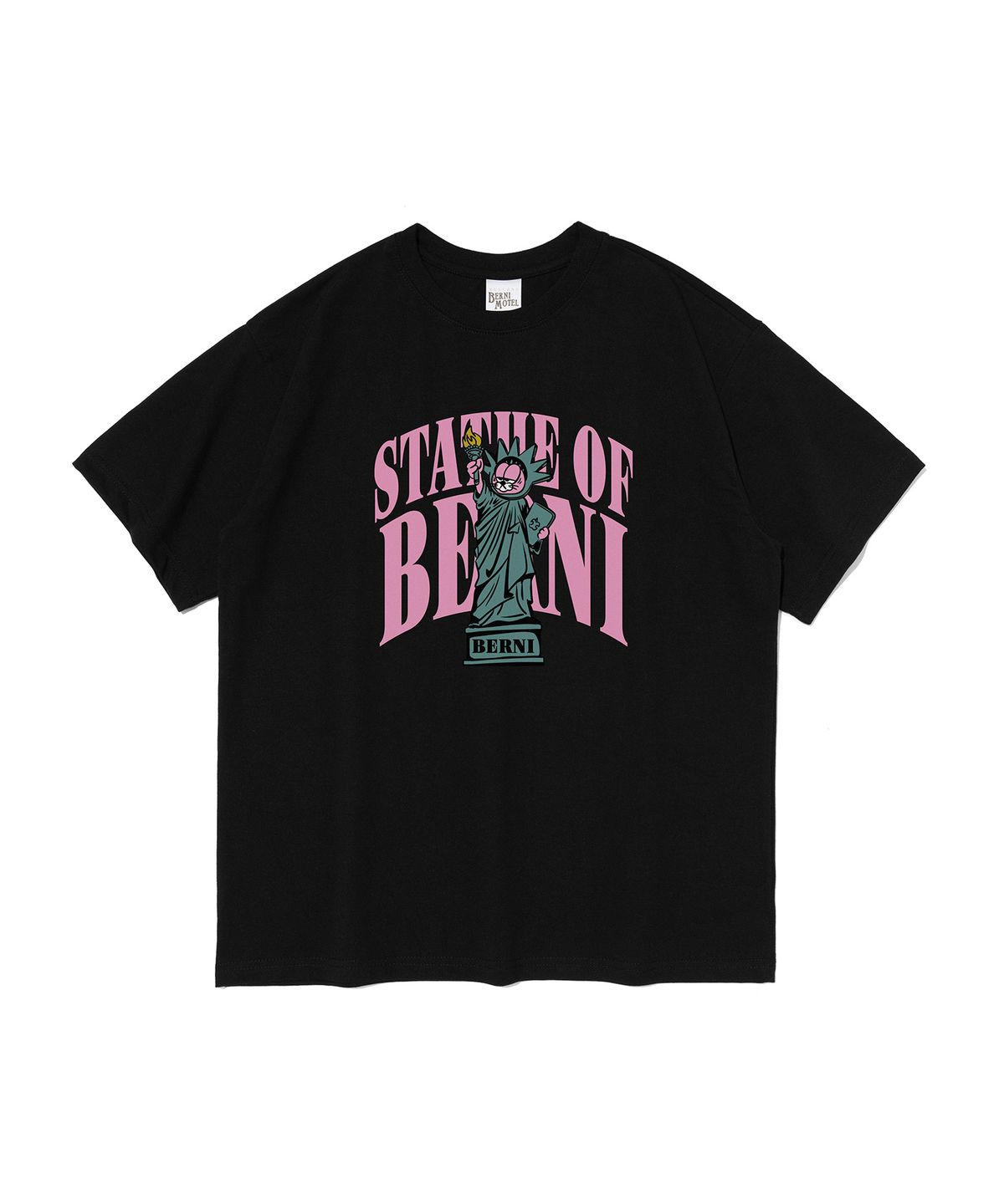 베르니(BERNI) 스탯 오브 베르니 반팔티 (블랙)