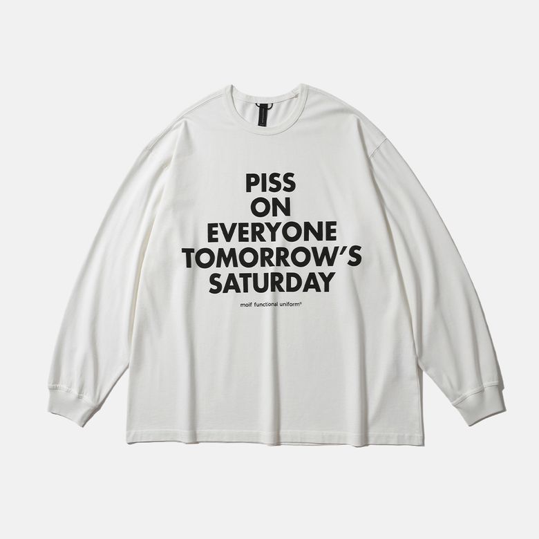 [AW25] POETS L/S TEE / OFF WHITE