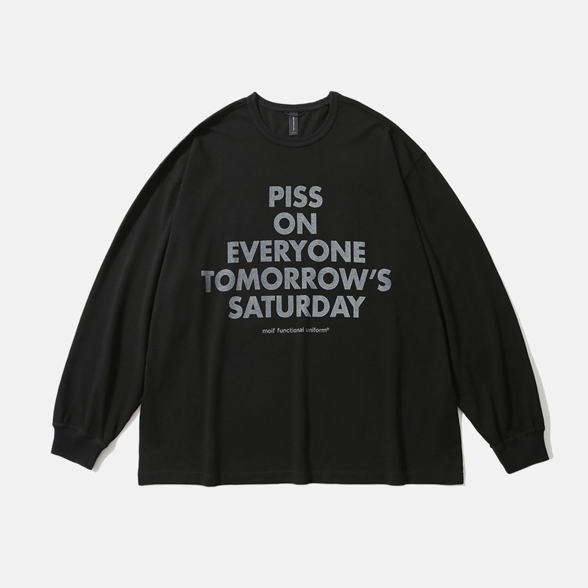 모이프(MOIF) [AW25] POETS L/S TEE / BLACK