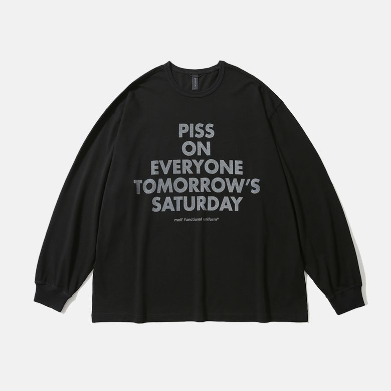 [AW25] POETS L/S TEE / BLACK