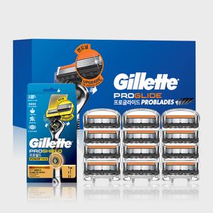 프로글라이드 면도날 12입 + 프로쉴드 파워 면도기 본품 증정