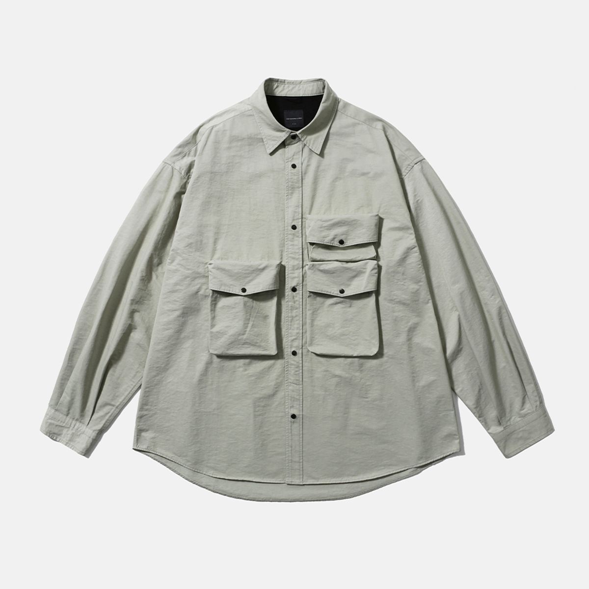 모이프(MOIF) [AW25] GEAR POCKET SHIRT / LIGHT TAUPE