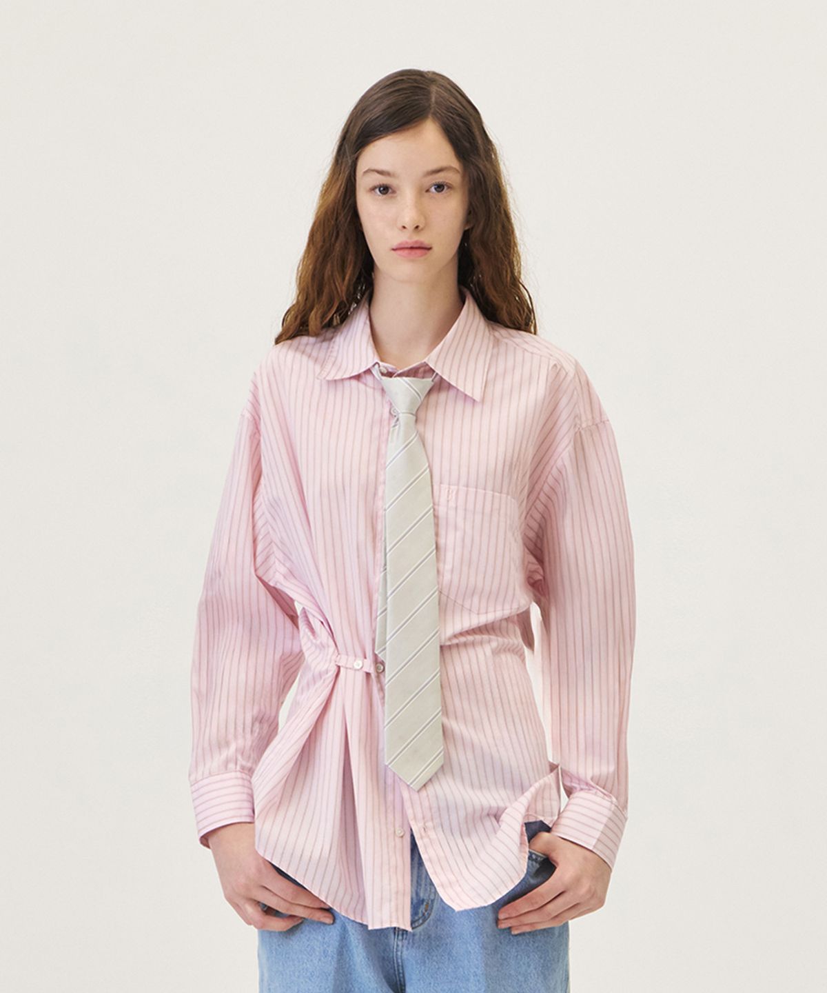 그로브(GROVE) 25FW BLAINE SHIRT (PINK)