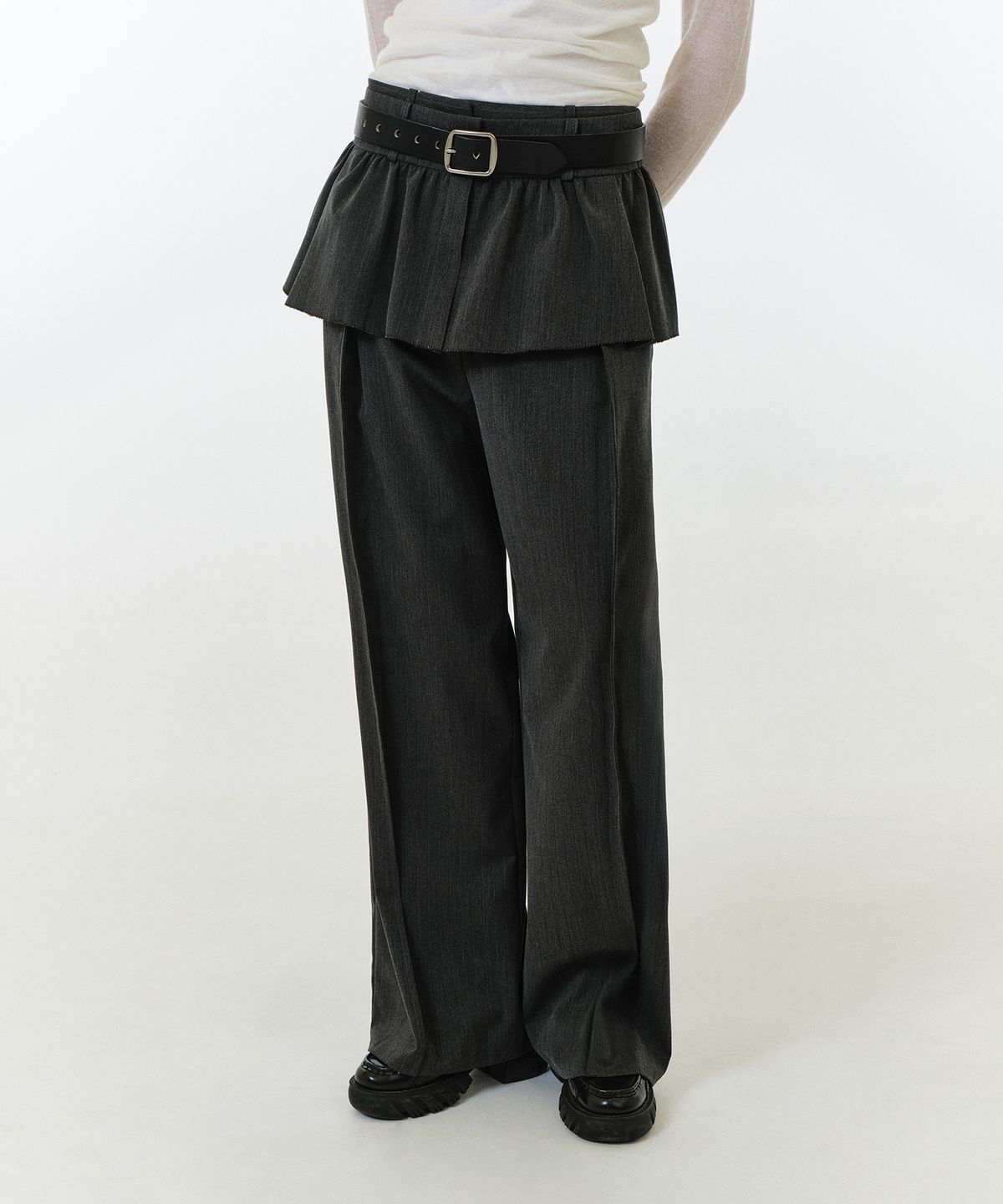 그로브(GROVE) MARINA PANTS (GREY STRIPE)