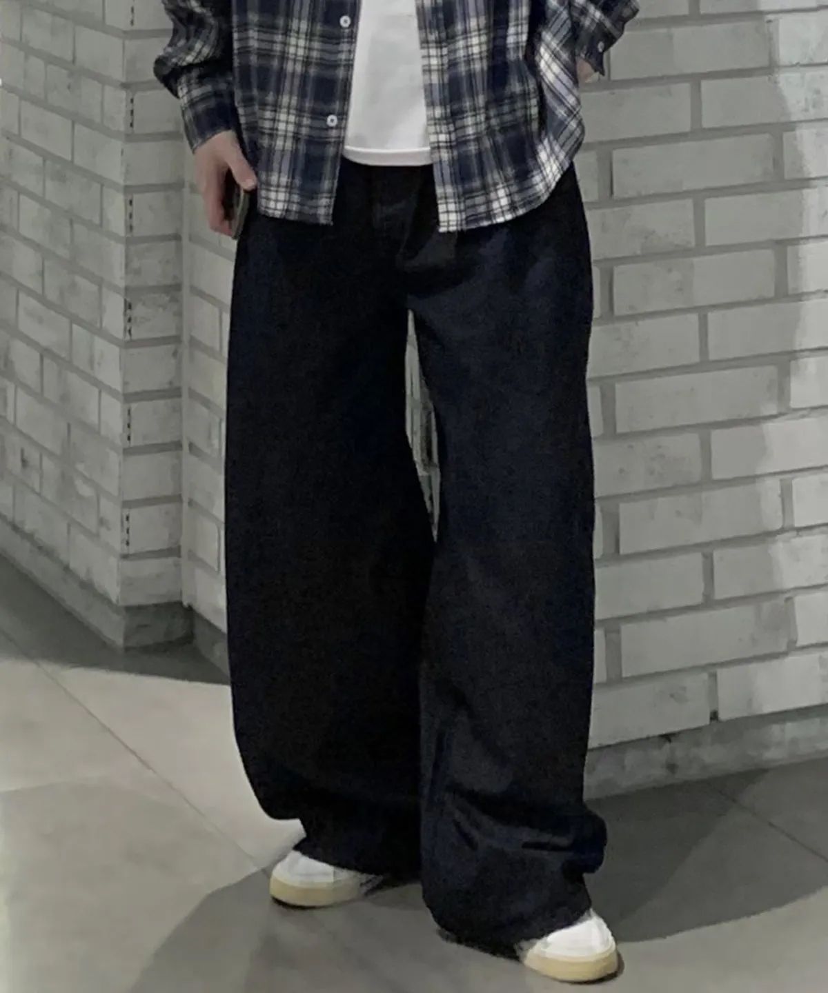 너스(NUS) City wide denim Jeans (네이비)