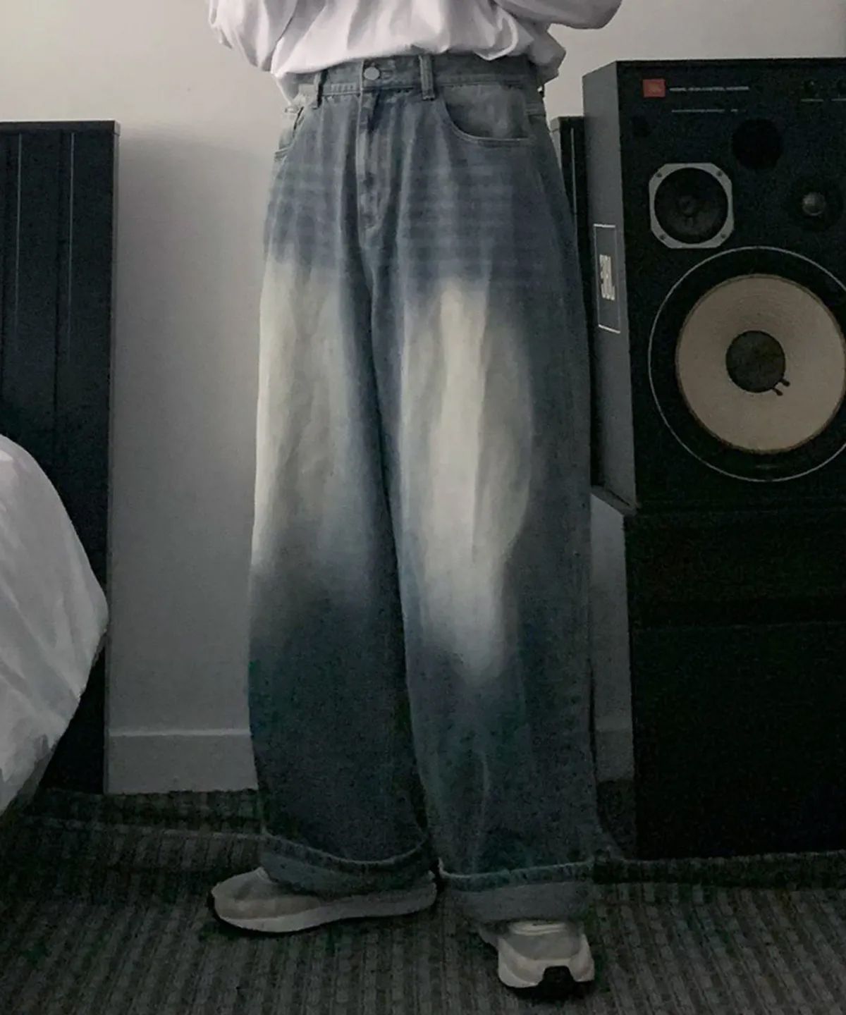 너스(NUS) City wide denim Jeans (중청)