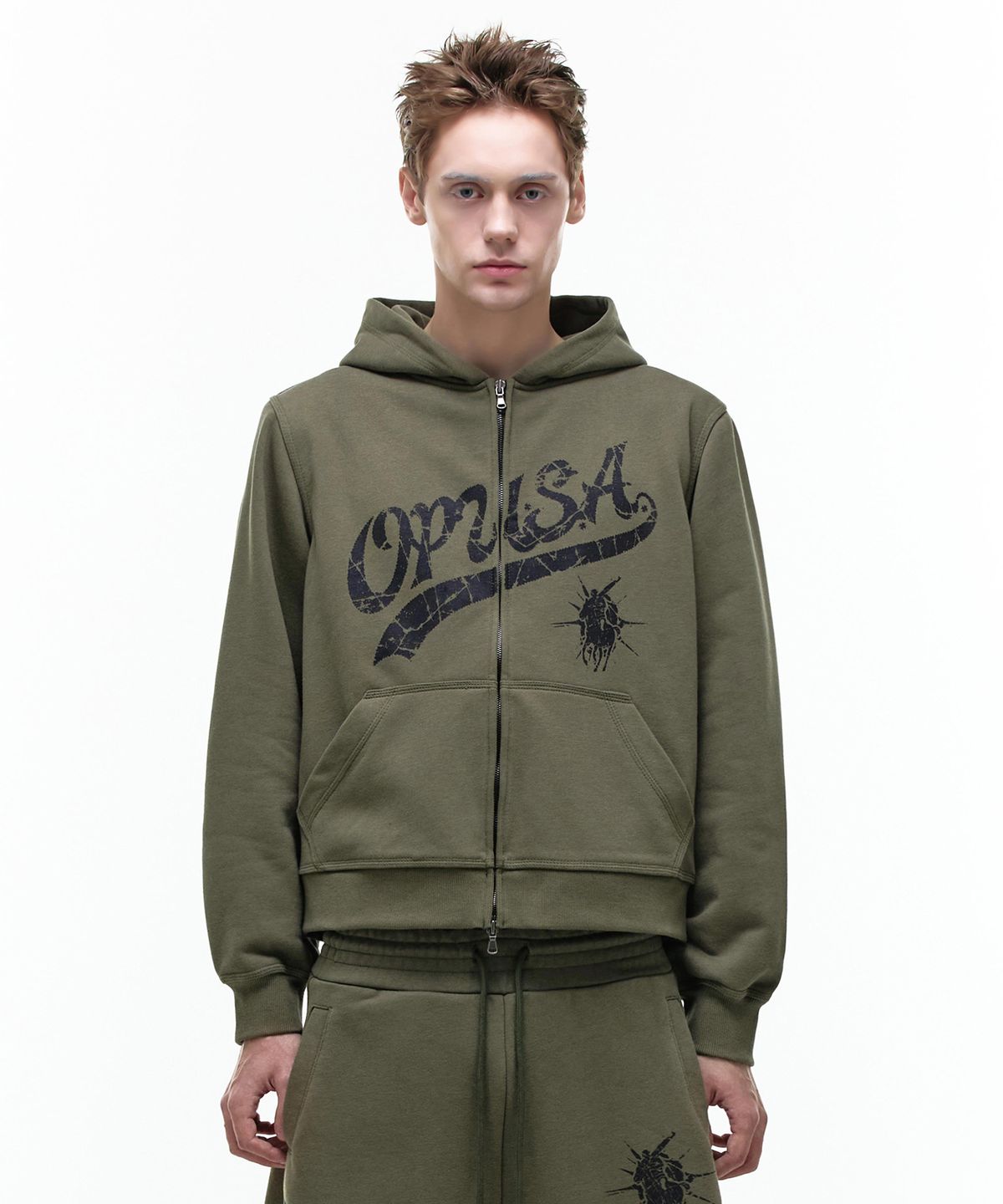 오퍼스 0012(OPUS 0012) Op. 07 BREED-BLACK HOOD-ZIP KHAKI