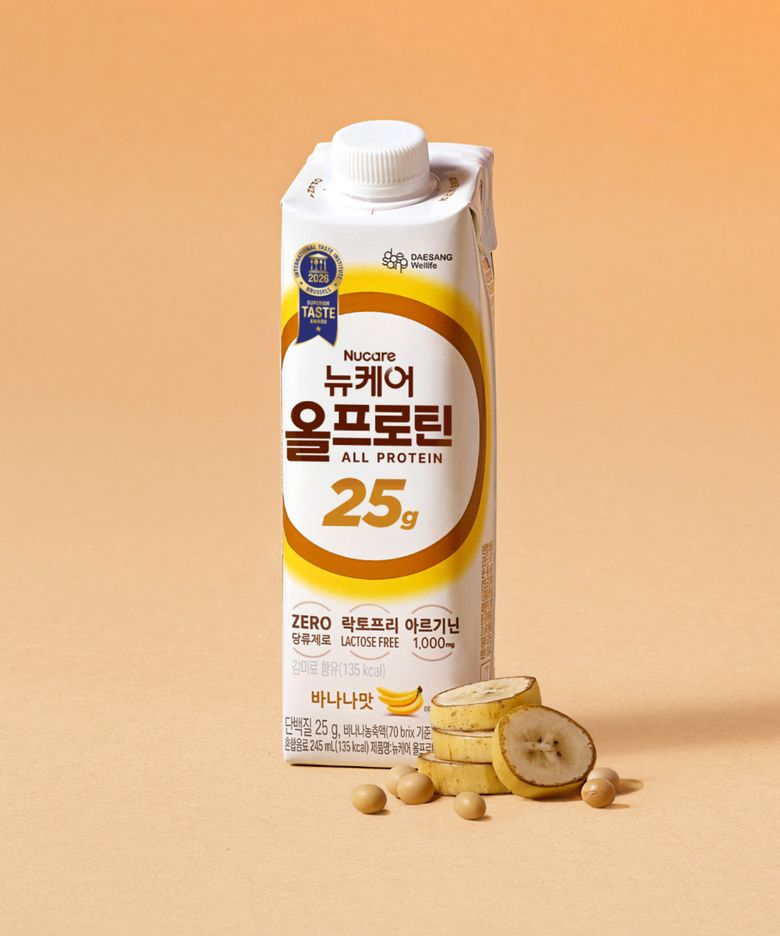 24팩) 뉴케어 올프로틴 바나나 25g 단백질 드링크 245ml