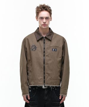 Op. 03 TAGS WORK JACKET BROWN VER.2