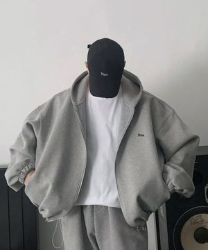 YEI Logo 후드자켓 (그레이)