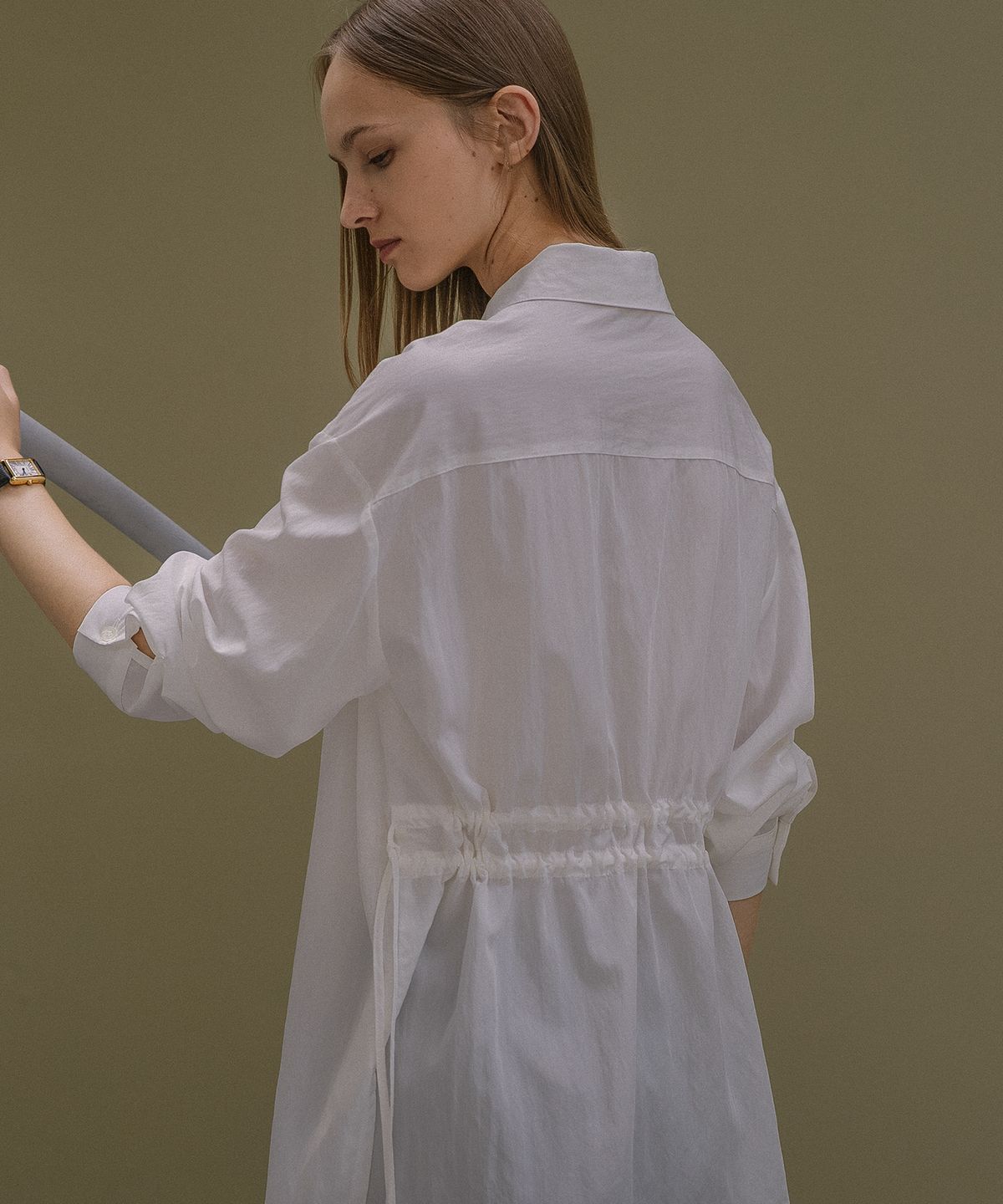 노운베러(KNOWNBETTER) Back string blouse [KNFW02BL05]_Ivory