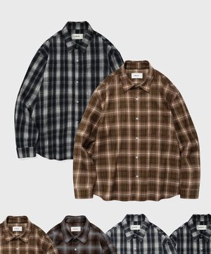 [유튜버 PICK] 플란넬 체크 셔츠_4 COLOR