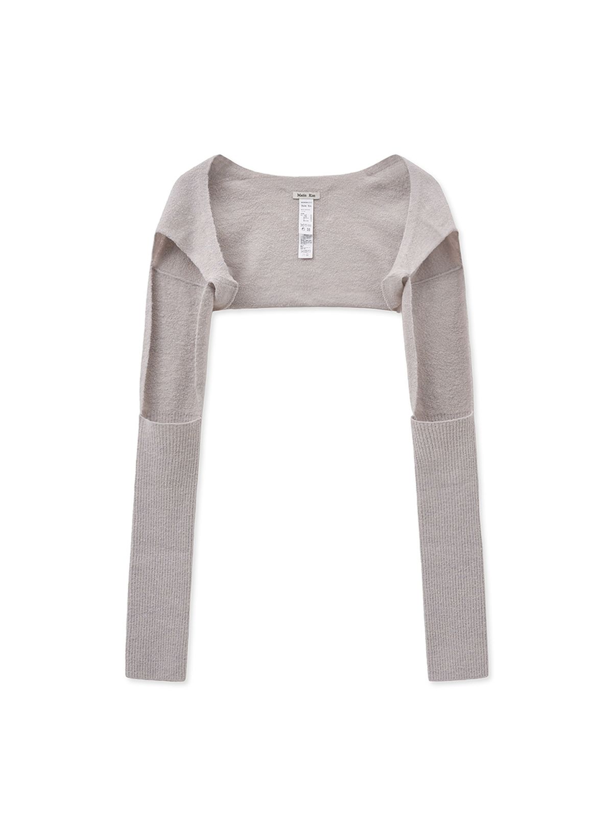 마뗑킴(MATIN KIM) BOLERO KNIT MUFFLER IN LIGHT BEIGE
