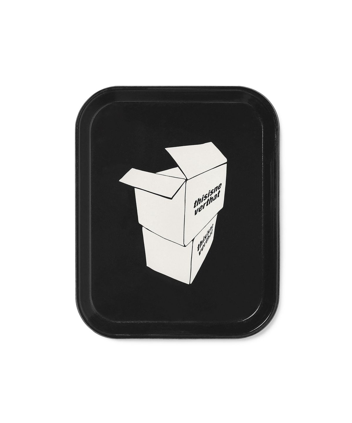 디스이즈네버댓(THISISNEVERTHAT) 2 Parcels Tray Black