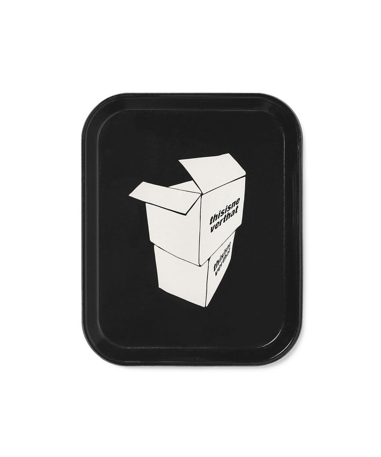 2 Parcels Tray Black