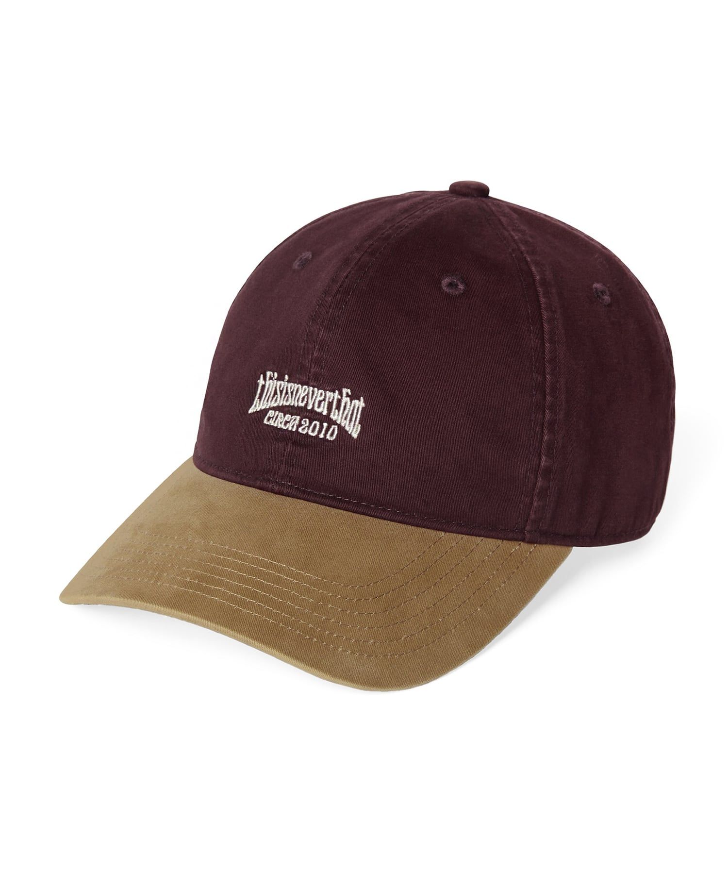 MUSINSA thisisneverthat Small RS-Logo Cap Burgundy/Beige