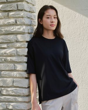 에어리 베이직 반팔 티셔츠(FMHST4025M)_블랙