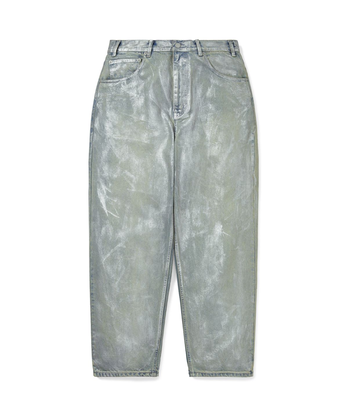 디스이즈네버댓(THISISNEVERTHAT) Metal Relaxed Jeans Silver