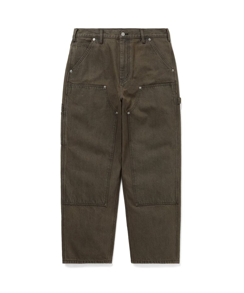 Denim Double Knee Pant Brown