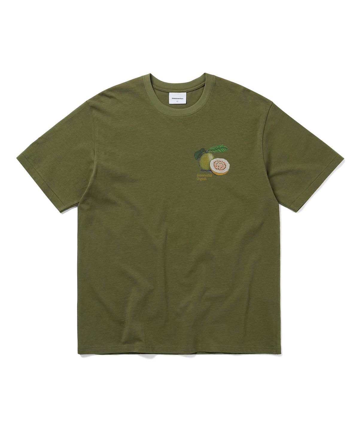 디스이즈네버댓(THISISNEVERTHAT) Guava Tee Moss Green