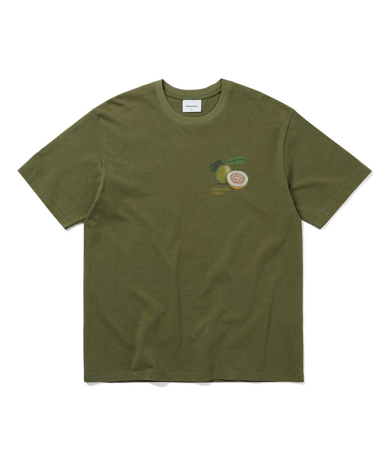 Guava Tee Moss Green