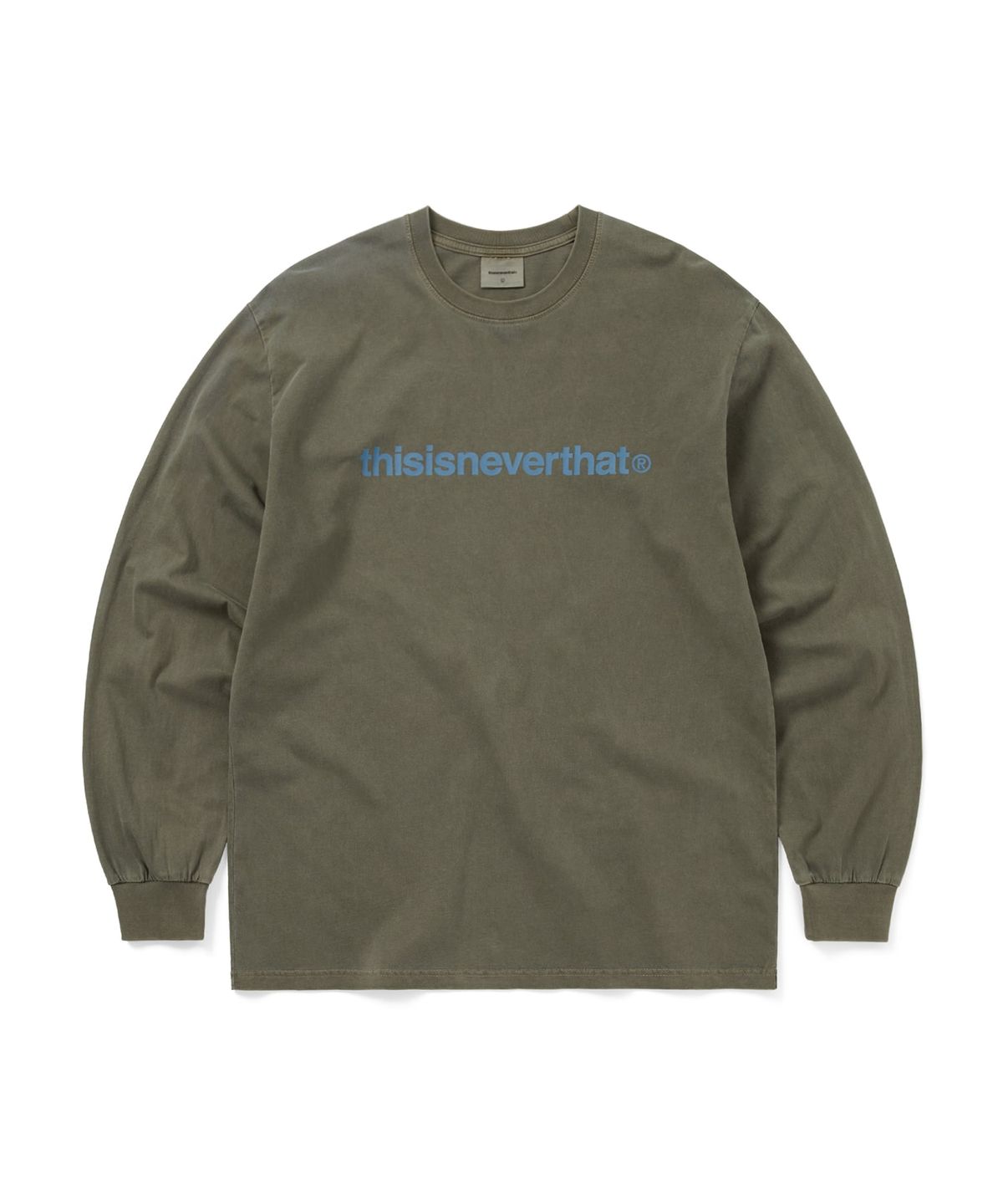 디스이즈네버댓(THISISNEVERTHAT) T-Logo L/S Tee Mud