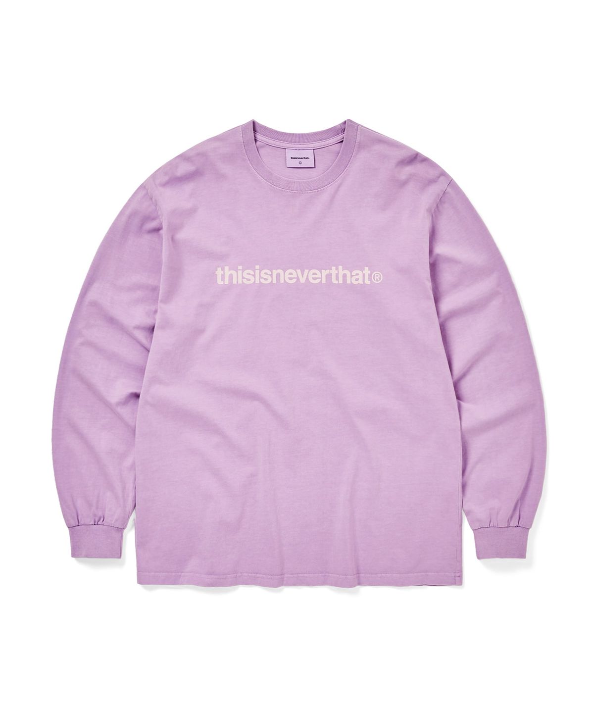 디스이즈네버댓(THISISNEVERTHAT) T-Logo L/S Tee Plum