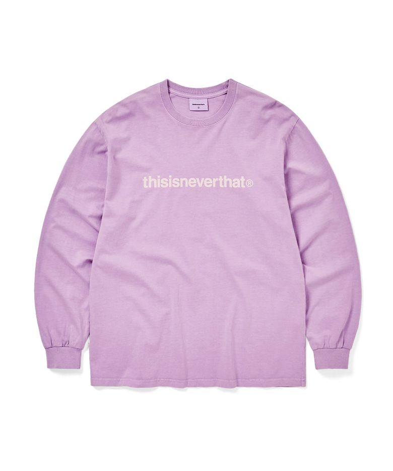 T-Logo L/S Tee Plum
