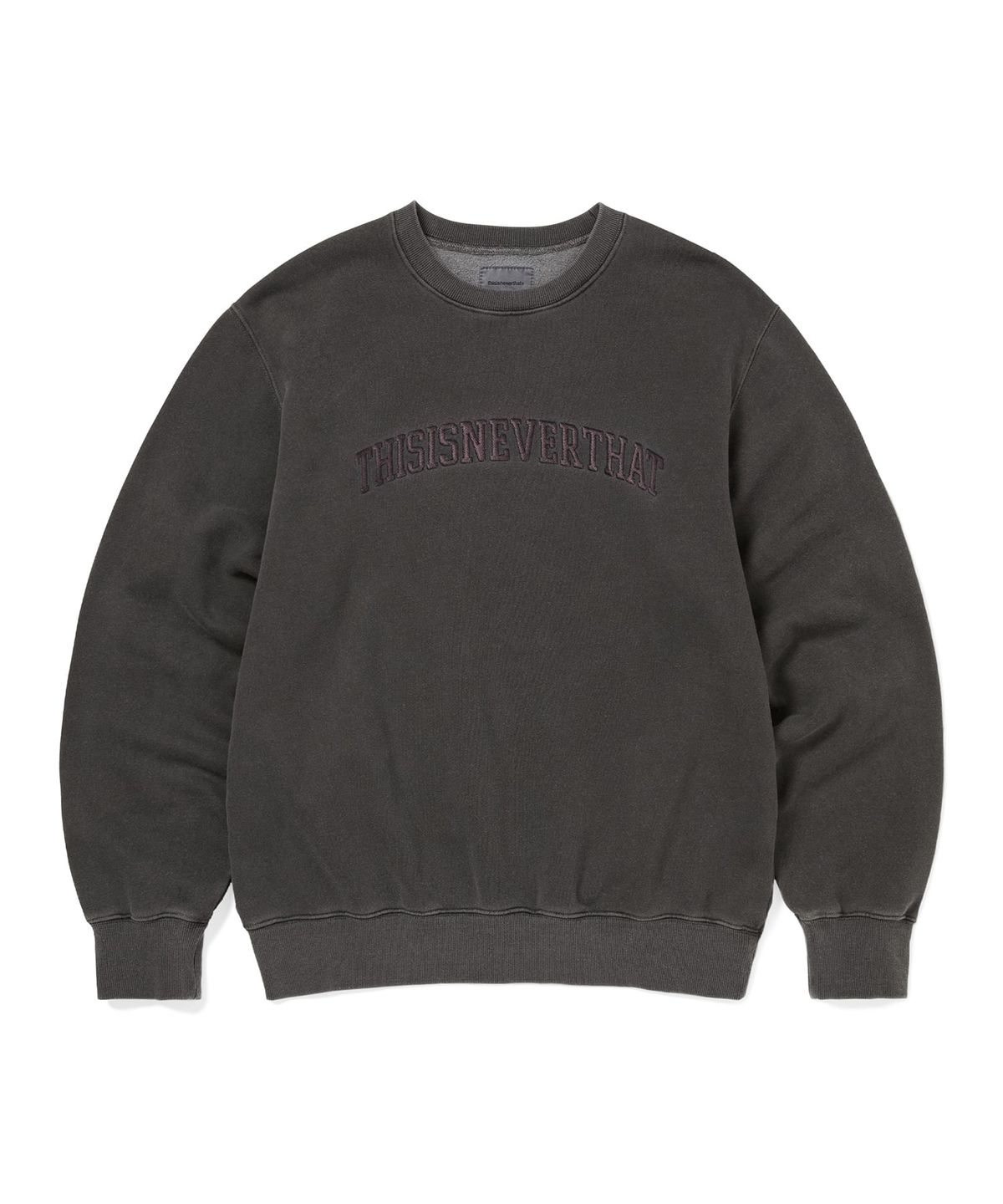 디스이즈네버댓(THISISNEVERTHAT) Arch-Logo Crewneck Charcoal