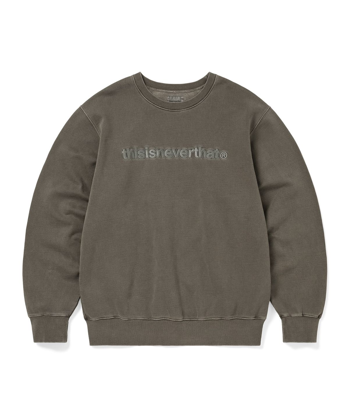 디스이즈네버댓(THISISNEVERTHAT) T-Logo Crewneck Dark Mocha