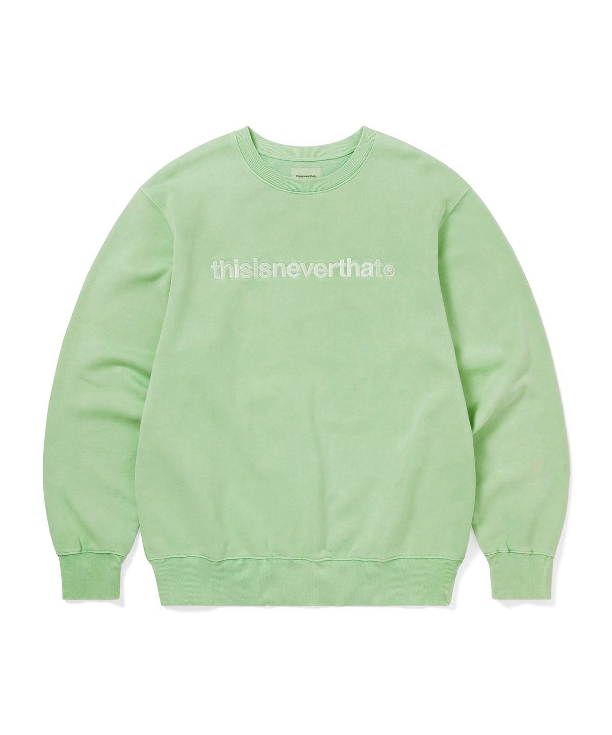 디스이즈네버댓(THISISNEVERTHAT) T-Logo Crewneck Light Green