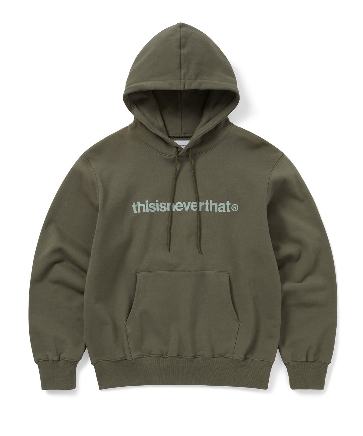 디스이즈네버댓(THISISNEVERTHAT) T-Logo LT Hoodie Olive