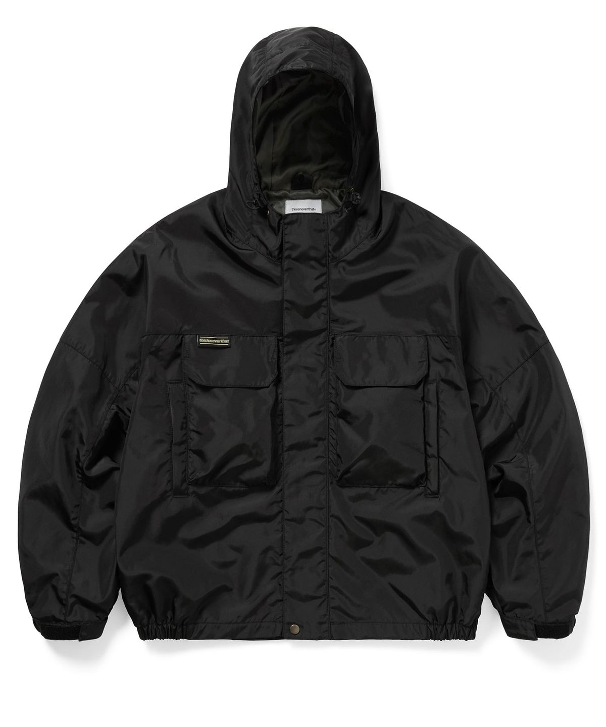 디스이즈네버댓(THISISNEVERTHAT) SP-Logo Wading Jacket Black