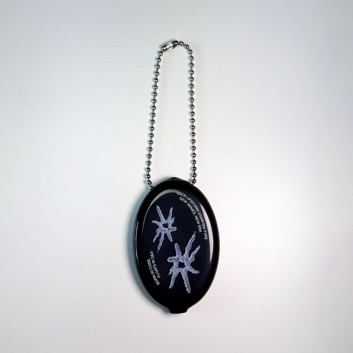 메모리즈바운더리(MEMORIESBOUNDARY) BORN IN CODE Starfish Coin Wallet Keyring (Black)
