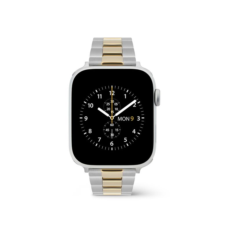 SMARTWATCH ICONIC LINK 애플워치 투톤 메탈 링크스트랩