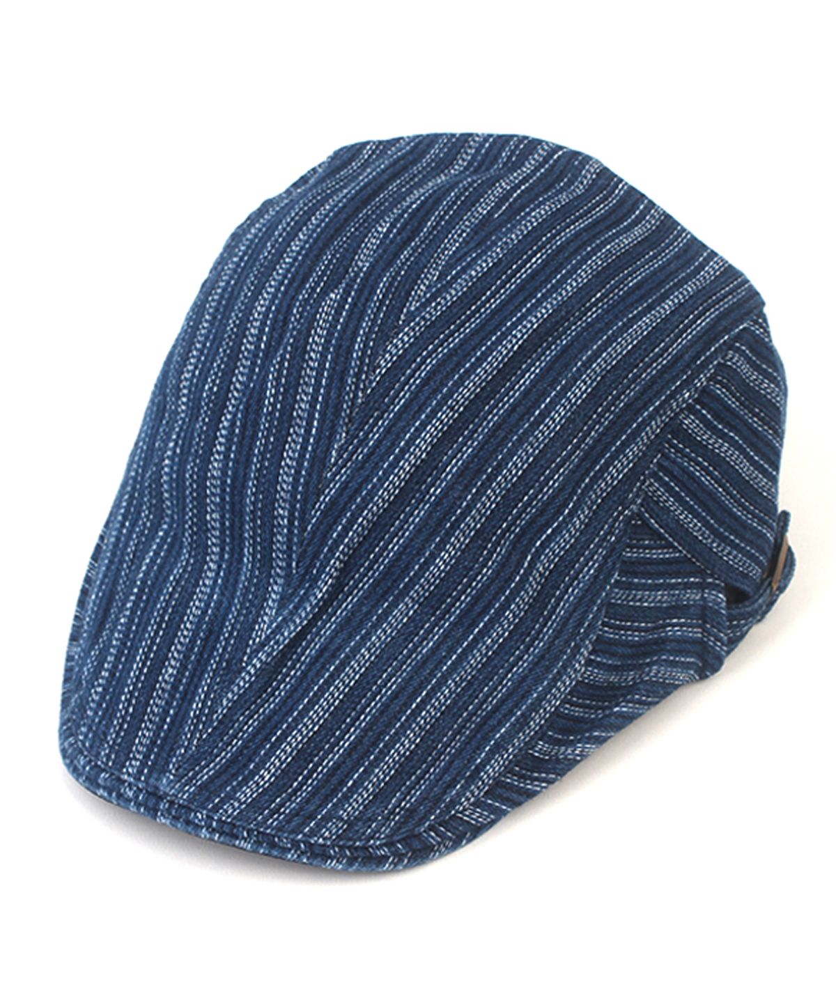 유니버셜 케미스트리(UNIVERSAL CHEMISTRY) Washing Stripe Blue Huntingcap 헌팅캡