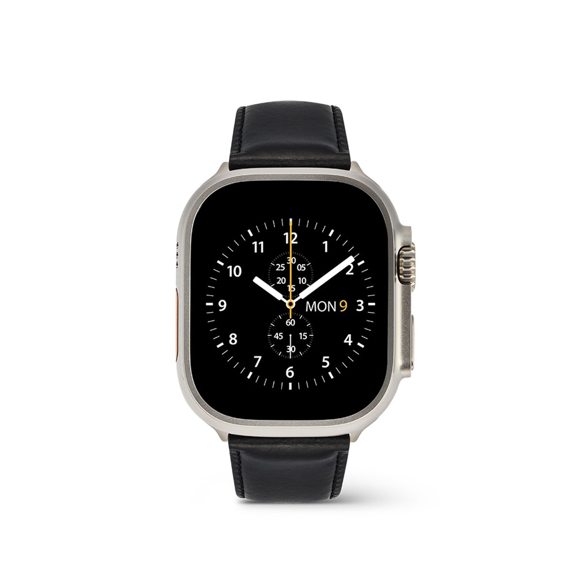 다니엘 웰링턴(DANIEL WELLINGTON) SMARTWATCH LEATHER STRAP 애플워치 울트라 호환 가죽스트랩