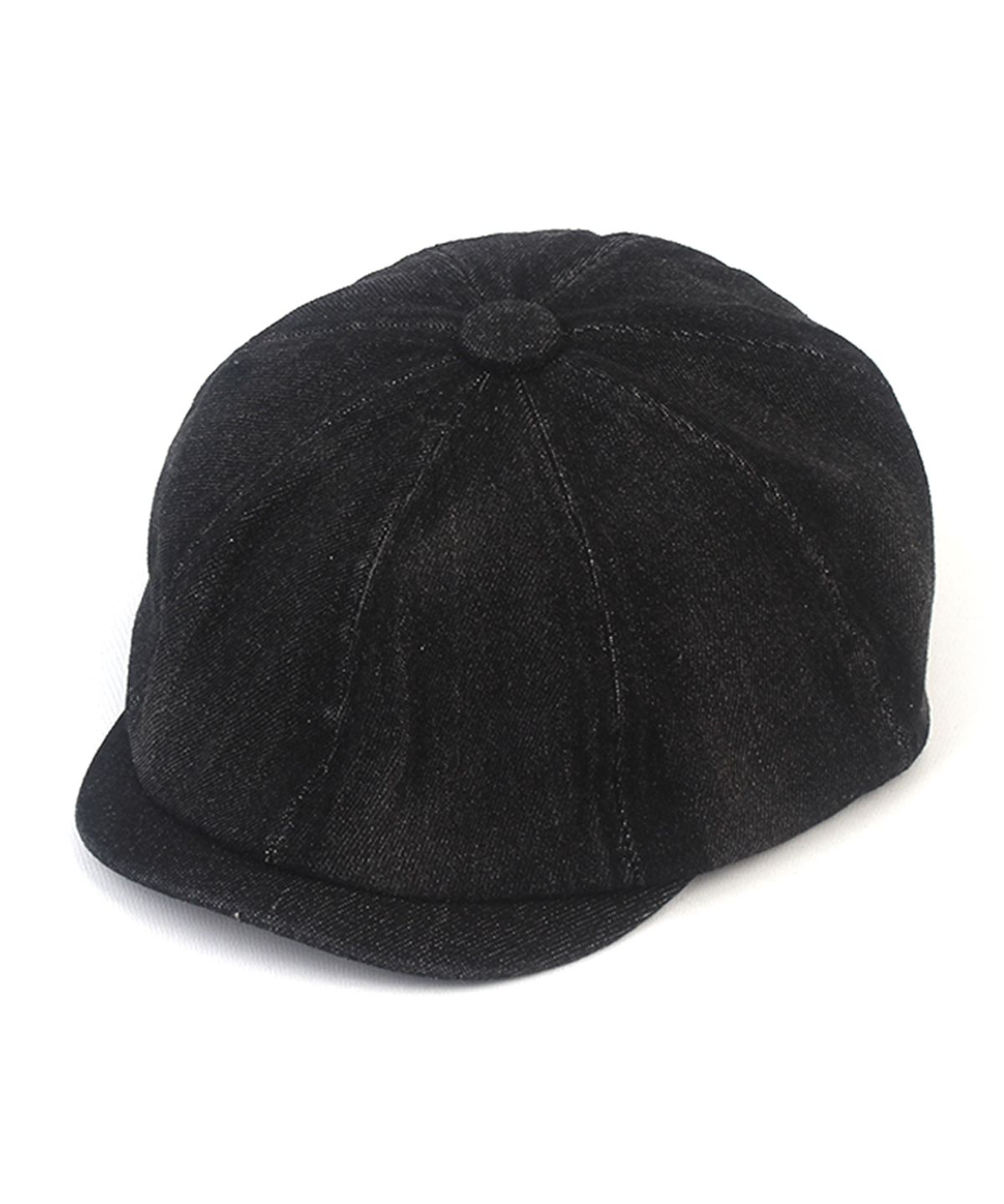 유니버셜 케미스트리(UNIVERSAL CHEMISTRY) Washing Black Denim Banding Huntingcap 헌팅캡