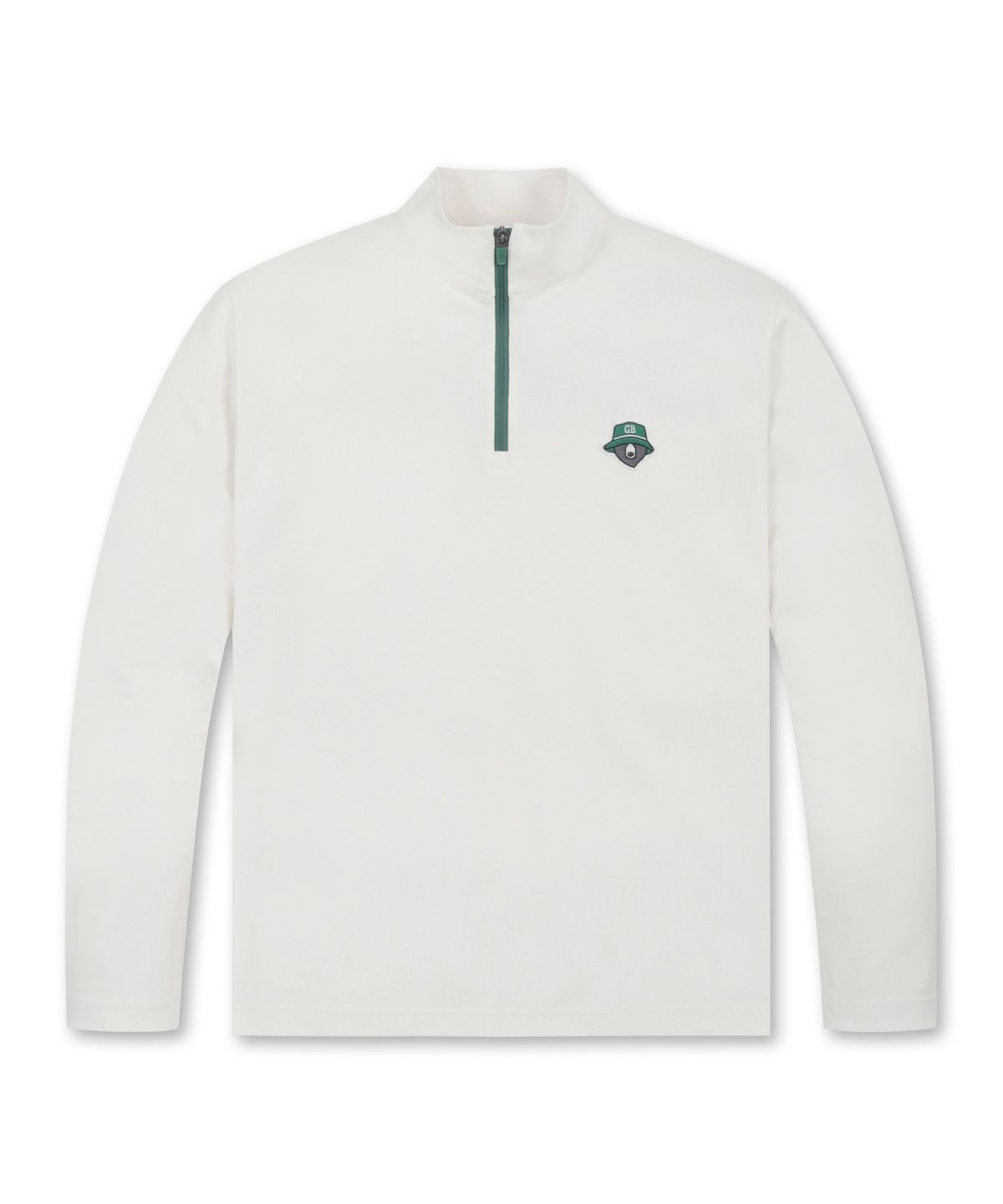 골든베어(GOLDEN BEAR) (U) Lightweight Half Zip-up T-shirt G4TAW25722IVX