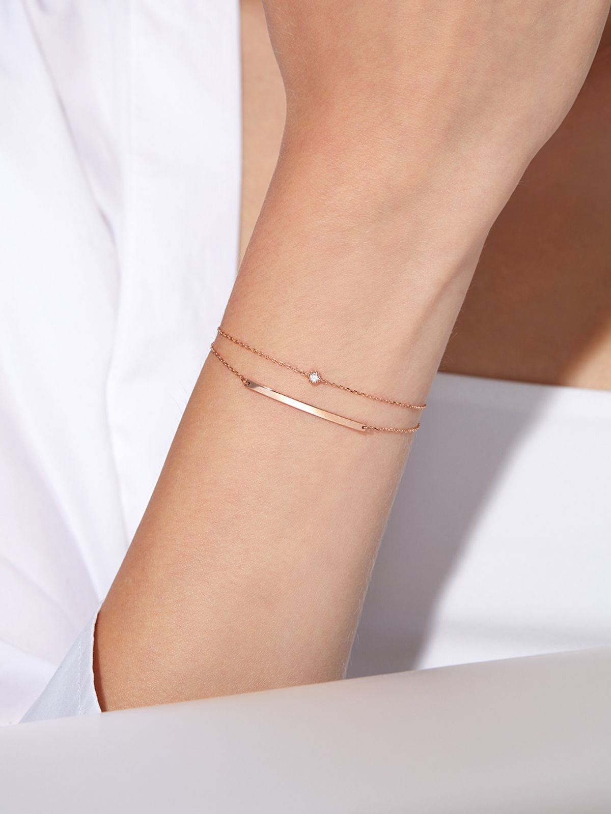 로즈몽(ROSEMONT) 14K 팔찌 RS0847