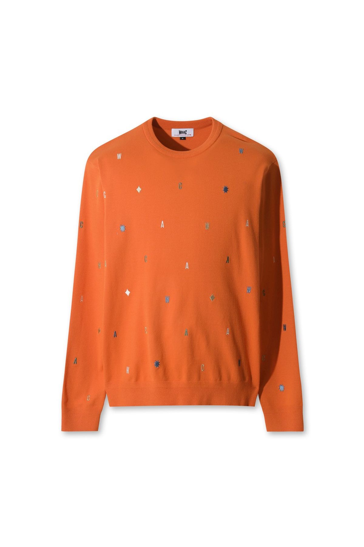 왁(WAAC) Men Embrodiery Allover Sweater WMWAA25603ORX