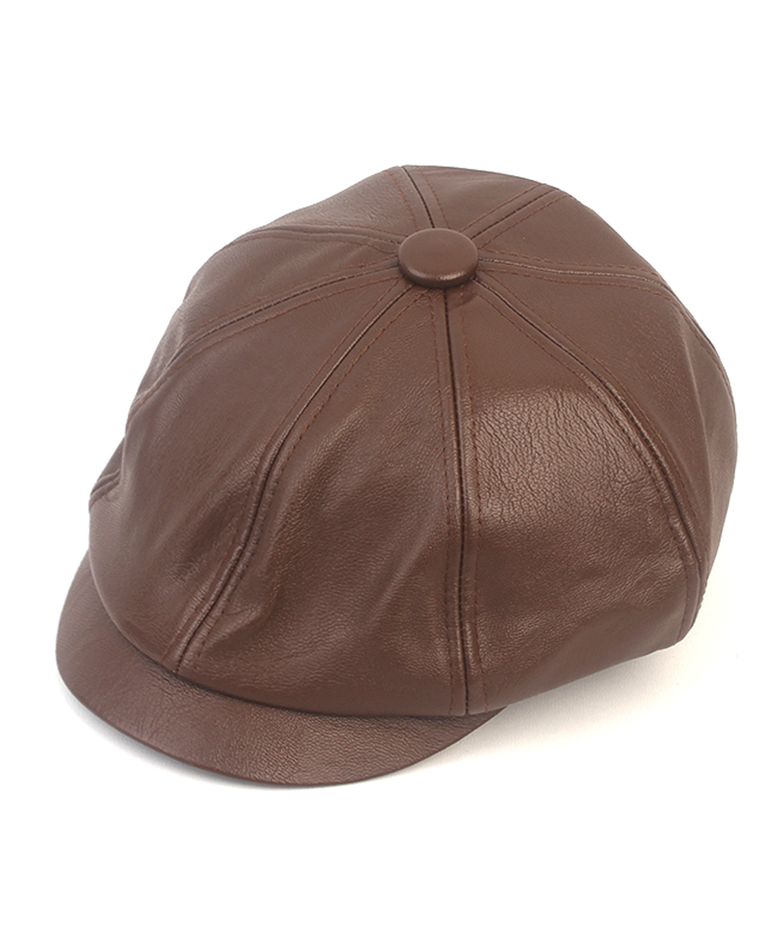Gentle Leather Brown Huntingcap 헌팅캡