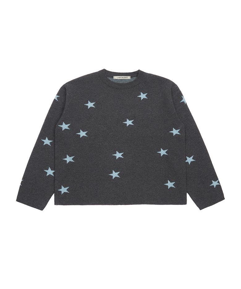 L19 STAR KNIT(GRAY)